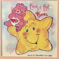Image 2 of LOTS OF LOVE CARE BEAR color, print matter
