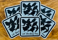 Image 1 of UK Birding Pins Sticker
