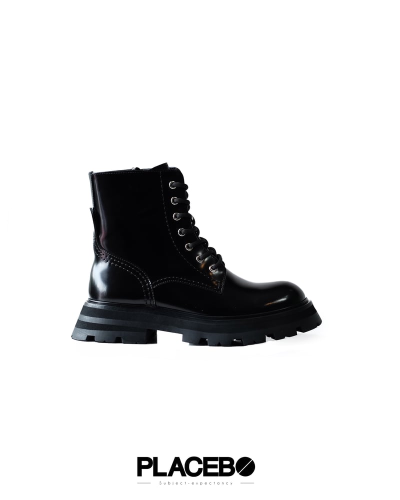 PLACEBO ZIPPER COMBAT BOOT