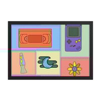 Image 12 of Y2K patch work Framed poster 