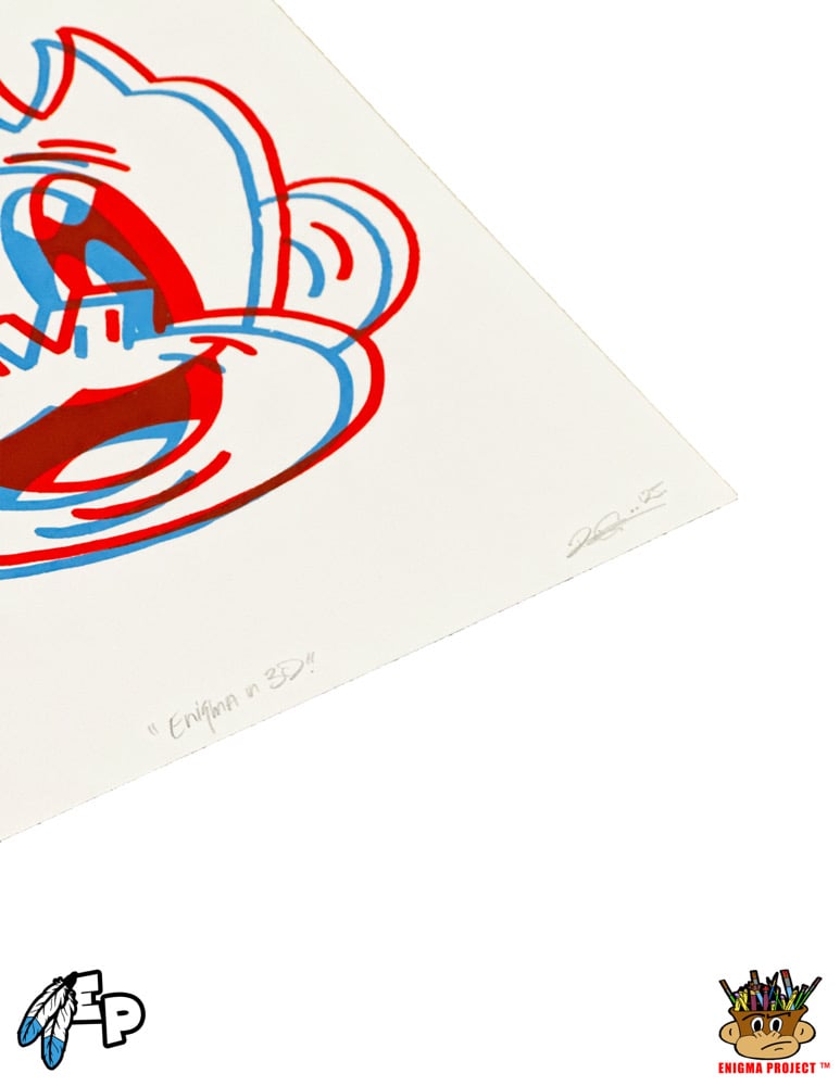 Image of ENIGMA in 3D : Screen Print.