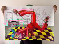 Image 1 of  Buffalo Stance ( Tube map poster) 