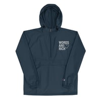 Image 4 of Words Are Rich x Champion Windbreaker