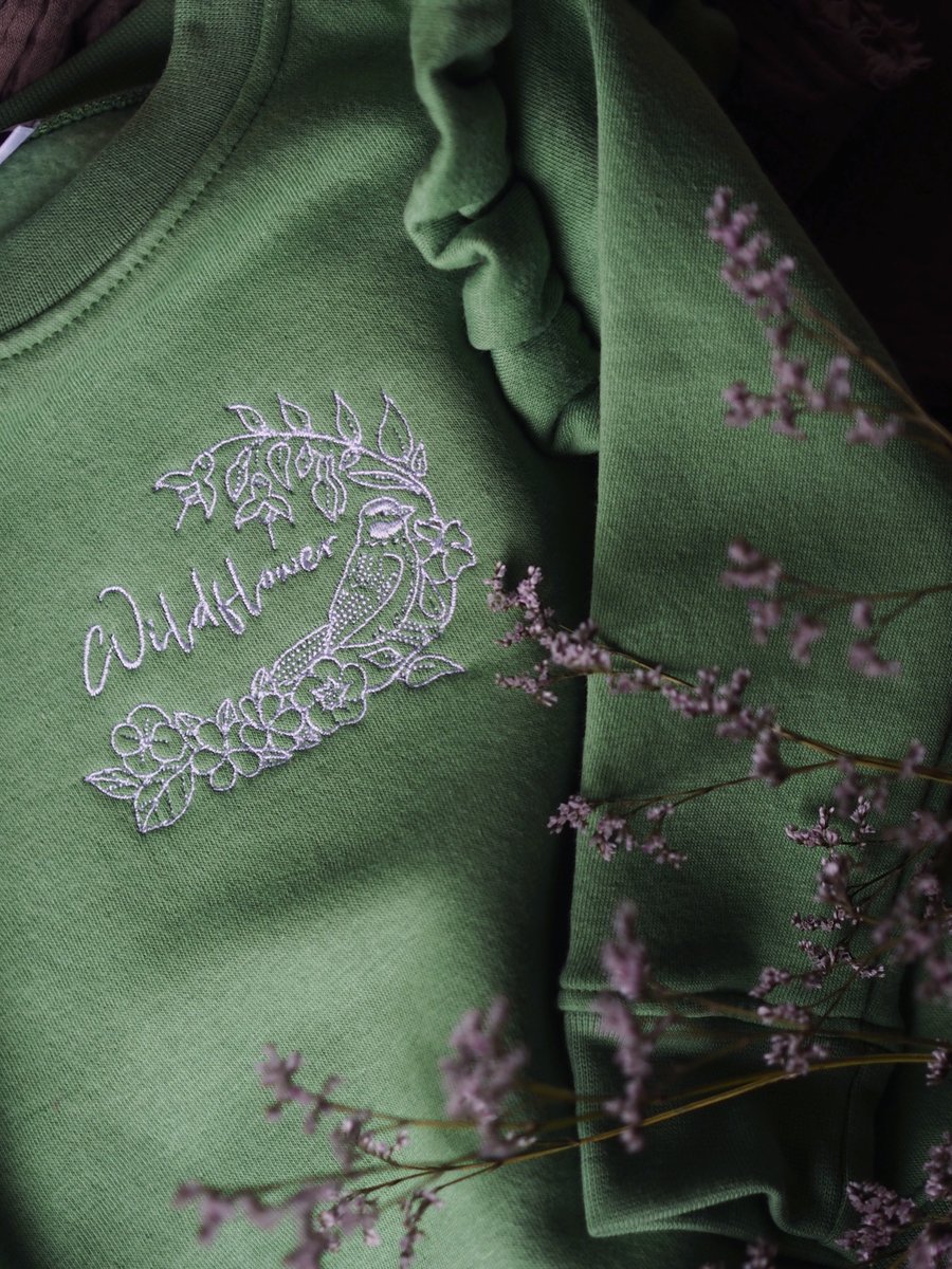 Image of Grandad's Garden - Meadow Green Frill Sweater