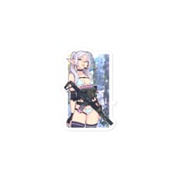 Image 2 of Tactical Waifu Steel and Sorcery (with background) sticker