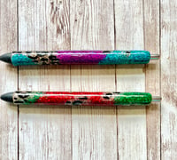 Image 1 of Bohemian Leopard Glitter Gel Pen