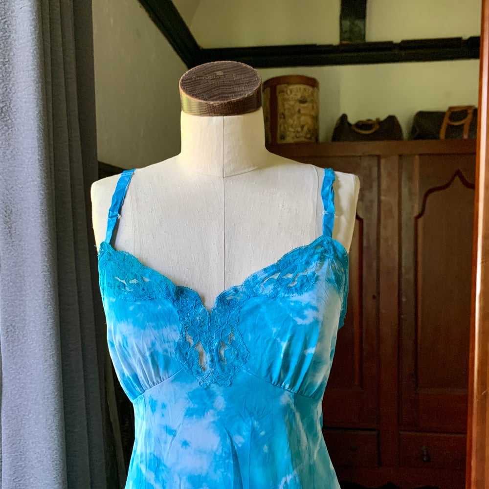 Sky and Sea Slip Dress 34