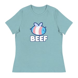 Women's Relaxed Fit Trans Beef Shirt