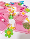 SMILEY FLOWER CARD CASE 