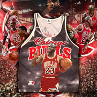 Image 2 of 💎ViNTaGe💎 MiCHaeL JoRDaN🤾🏿‍♂️ STaRTeR FaNiMaTioN JeRSey 🎽