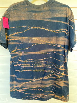 Image of XL Lets Go Girls Orca Bleach Dye Shirt 1