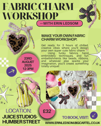 Image 1 of Fabric charm workshop 23.08.25