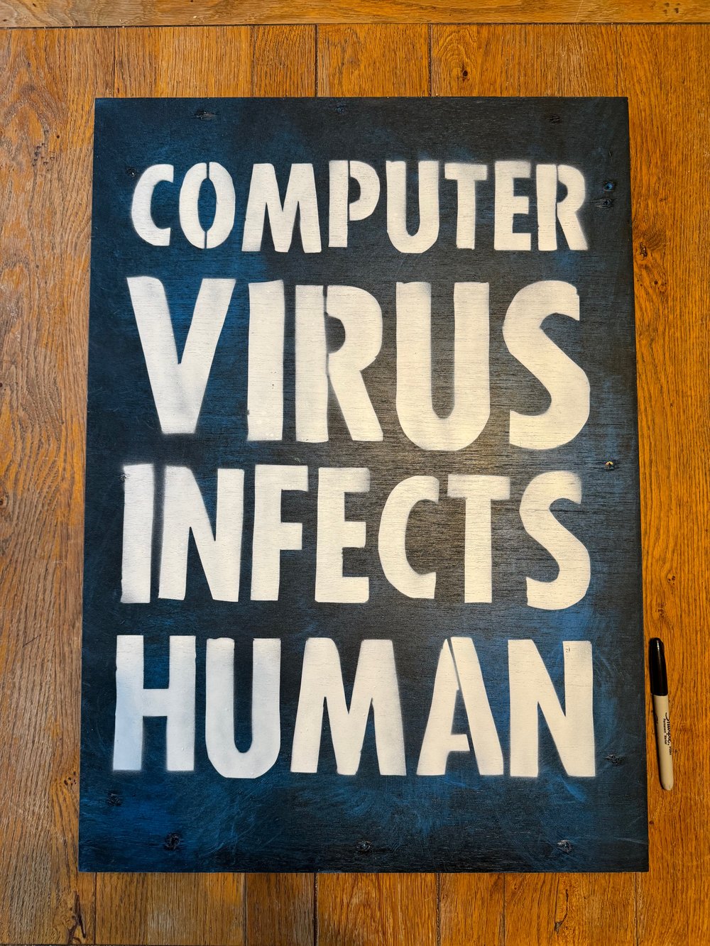 Image of COMPUTER VIRUS INFECTS HUMAN