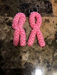 Image 1 of Breast Cancer Keychain 
