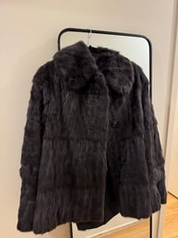 Image 4 of Vintage Black Fur Coat