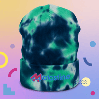 Image 4 of Tie-dye beanie