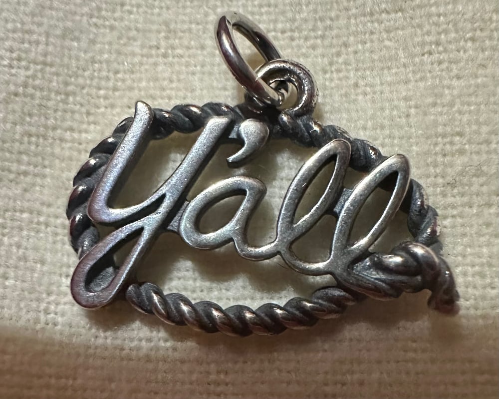 Image of James Avery Retired “Y’all” Charm