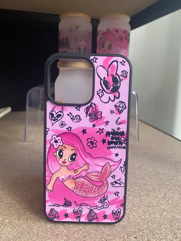 Image of iPhone Case Pink Mermaid Karol G