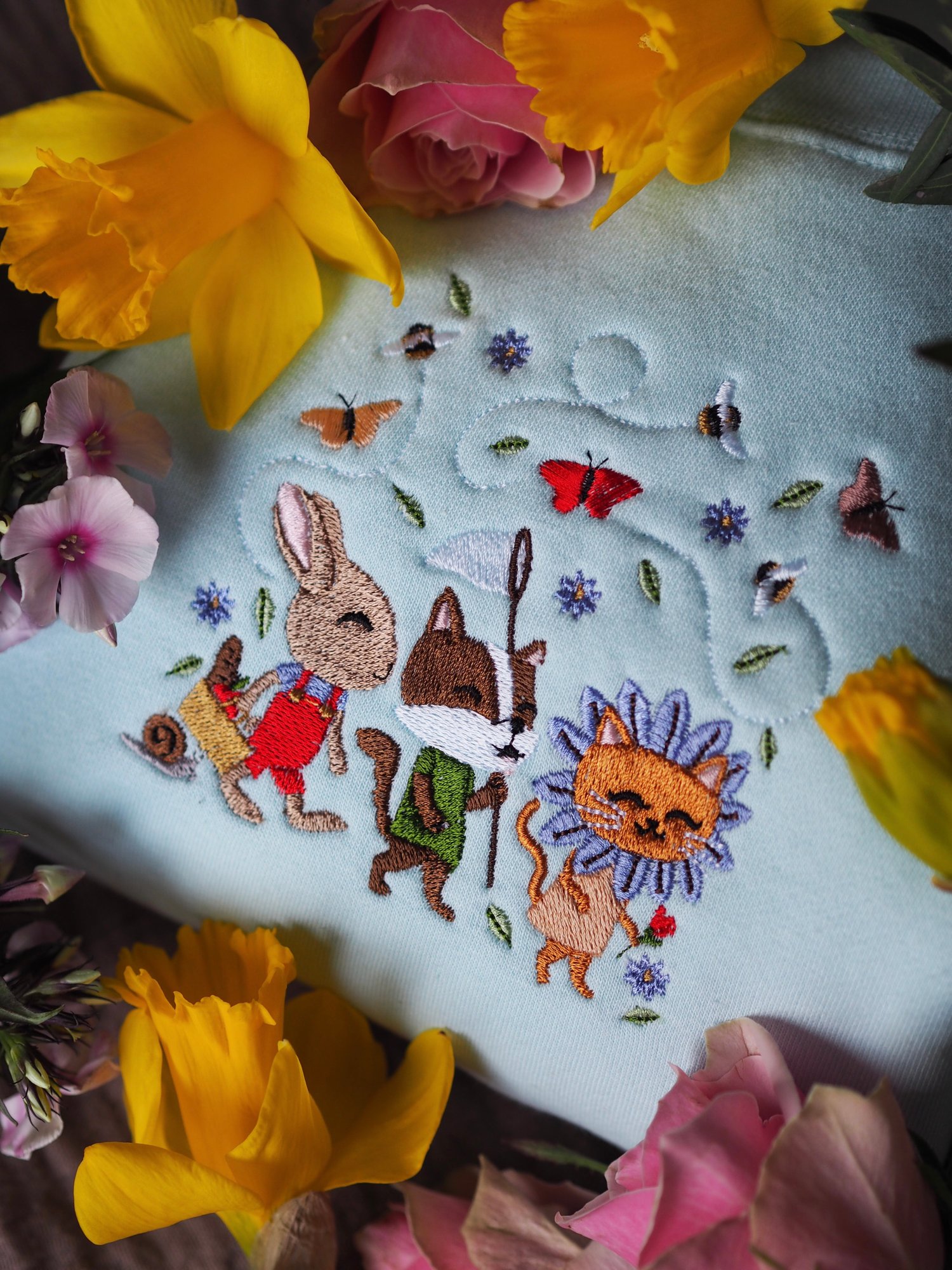 Image of A Year Of Adventures - Spring Edition - Pastel Blue Sweater