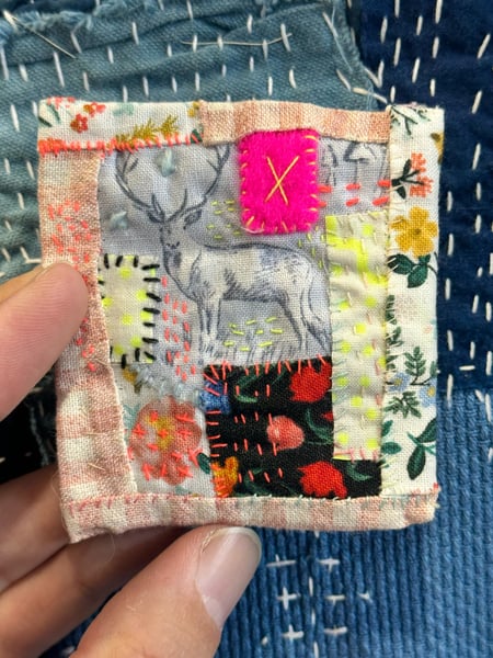 Image of Mini quilt Ciervo