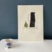 Image of Pear and Tall Jug drypoint etching 