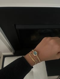 Image 7 of RARE Vintage 14k Soid Yellow Gold Extremely Rare Blue Dial ✨NEW IN BOX ✨
