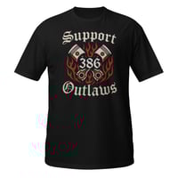 Pistons flames support black