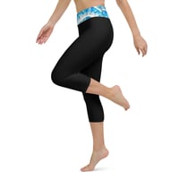 Image 3 of Ocean Waves Capri Leggings 