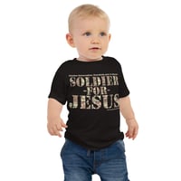 Image 1 of Soldier For Jesus Dark Baby Jersey Short Sleeve Tee