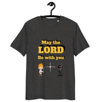 Image 7 of organic cotton t-shirt may the LORD be with you