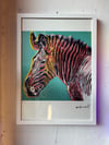 A. Warhol litographie “Zebras”