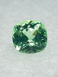 Image 4 of Heated Natural Mint Green Sapphire cushion, 6.80ct