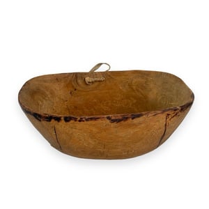 Image of VINTAGE AFRICAN WOODEN BOWL