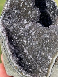 Image 18 of Druzy Amethyst Base Cut #1216