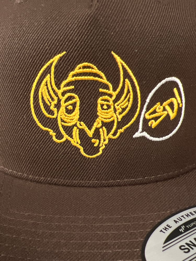 Image of SD Line Drawing Goblin Snapback Hat