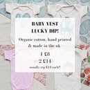 Image 1 of LUCKY DIP Baby vest