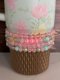 Image 3 of Spring Blossom Tumbler Bracelet Stack