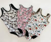 Skateboard Ghost Low Back Leotard