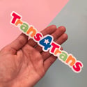 Trans 4 Trans Sticker