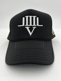 Image 1 of LVL3 NYC BLACK TRUCKER HAT