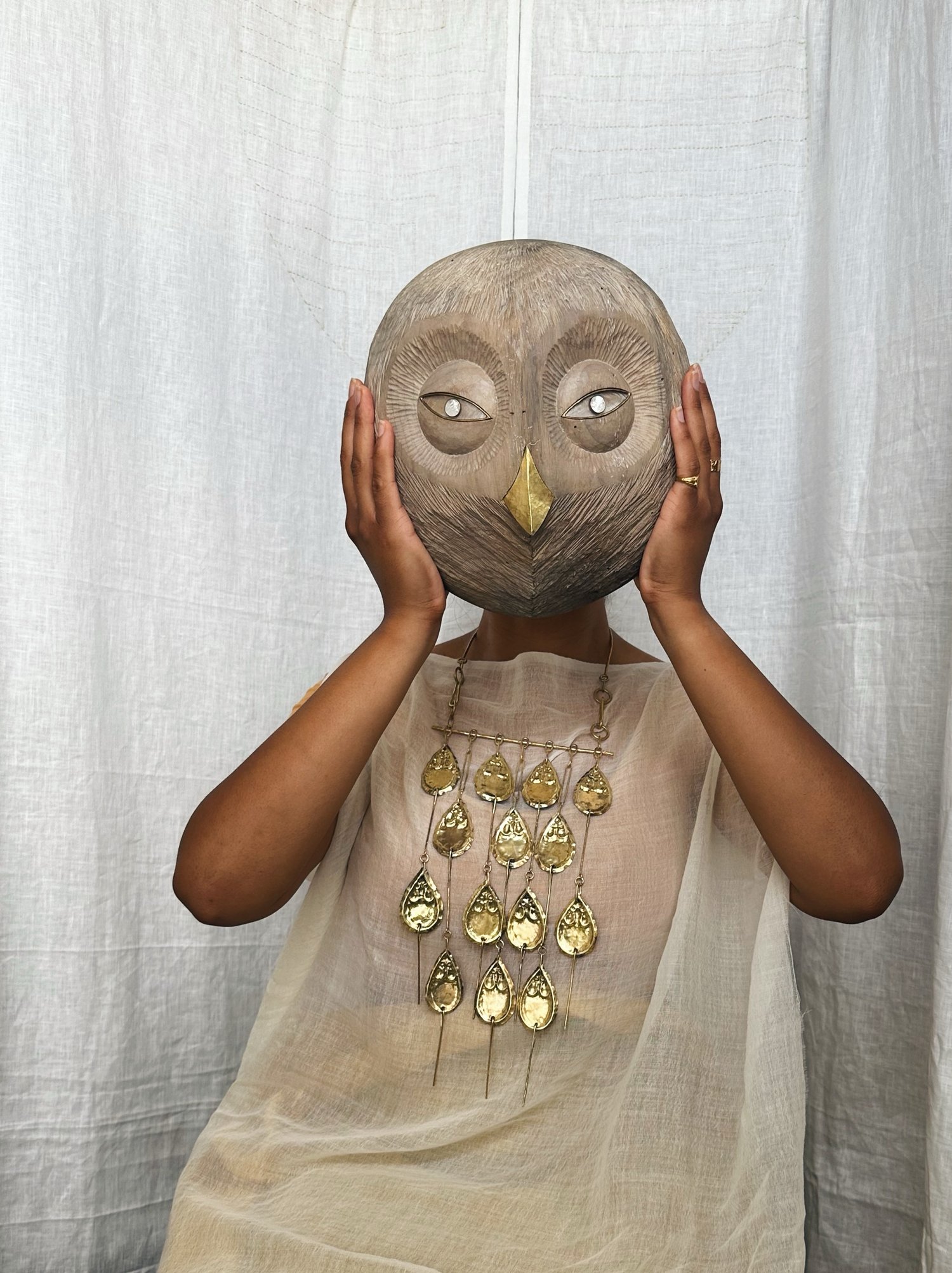 Image of Owl moon mask