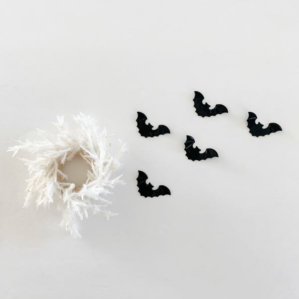Image of Dollhouse Pampas Wreath and Wall Bats