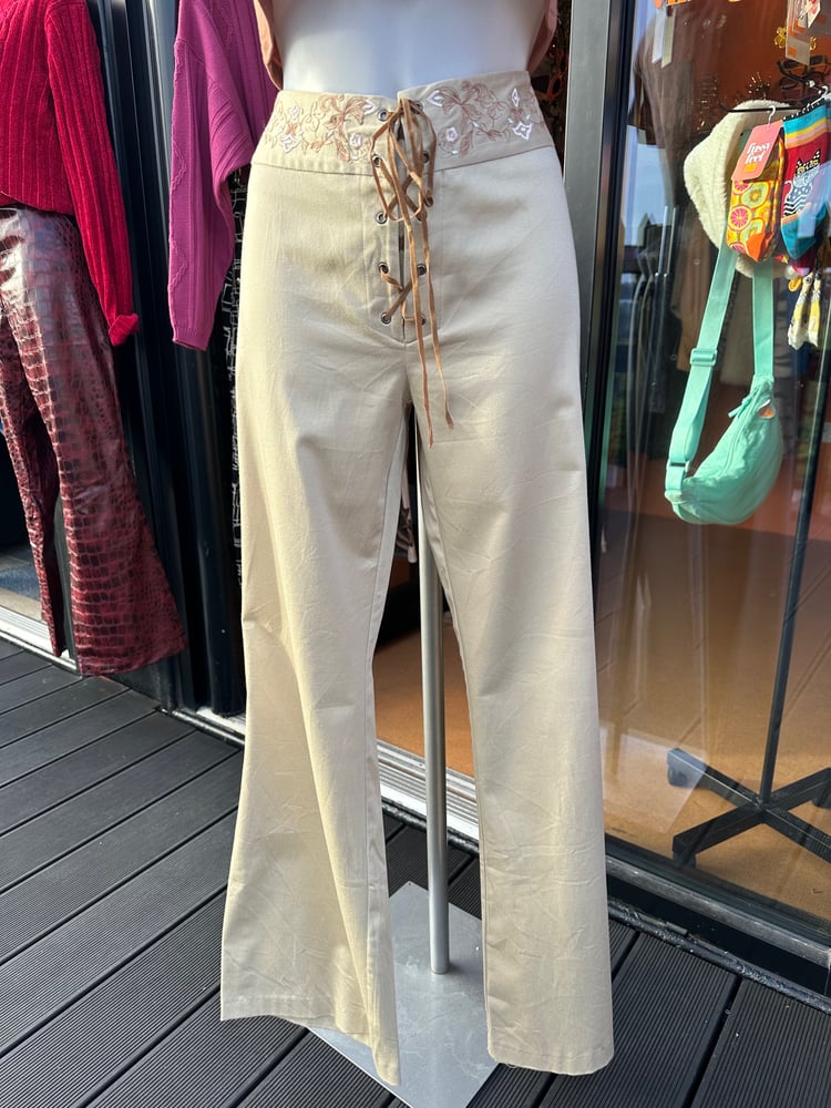 Image of LACE UP FLARES 12/14