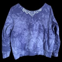 Image 2 of Large Slouchy Sweatshirt purple