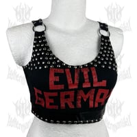 Image 2 of Rammstein "Evil German” Crop Top (SIZE L)