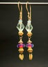 Apatite Fuchsia Vermeil Earrings Image 3