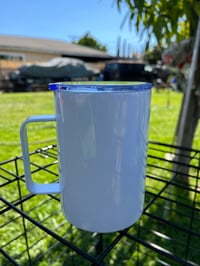 Image 1 of 16oz Double Wall Sublimation Stainless Steel Mug