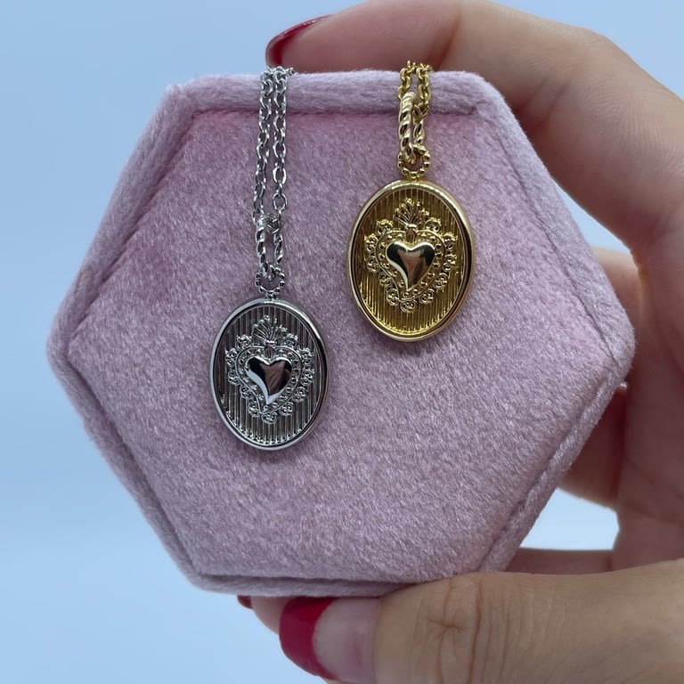 Heart of fire necklace