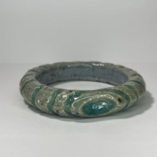 Carved River Rock Bracelet - 7.25 in Inner Diameter