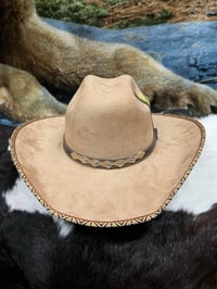 Image 2 of Suede Cowboy Hat Caramel